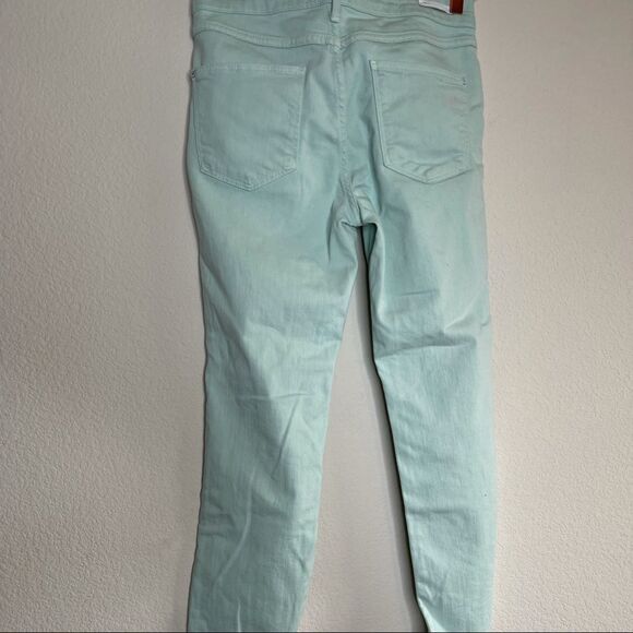 Anthropologie pilcro mint colored script jeans - Picture 9 of 10
